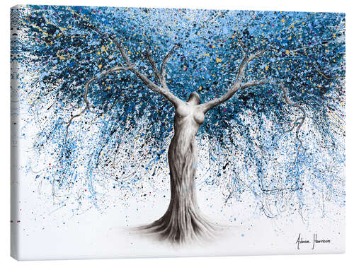 Canvas print Blue nature deity
