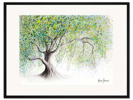 Gerahmter Kunstdruck Erinnerung an einem Baum