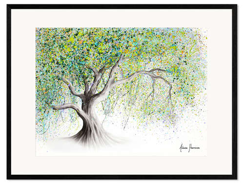Ingelijste kunstdruk Memory of a tree