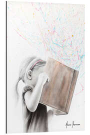 Magnettafel Kleiner Bücherwurm