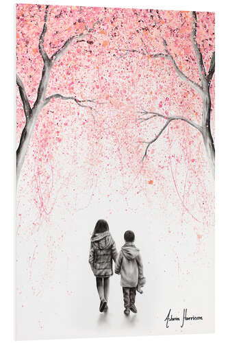 Foam board print A Blossom Walk