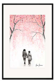 Gerahmter Kunstdruck Ein Blütenspaziergang