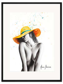 Gerahmter Kunstdruck Sonnenbaden