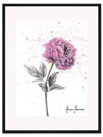 Gerahmter Kunstdruck Zarte Blüte