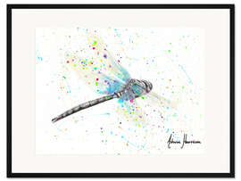 Gerahmter Kunstdruck Melaleuca Libelle