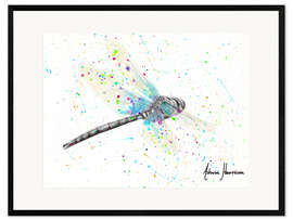 Inramat konsttryck Melaleuca Dragonfly