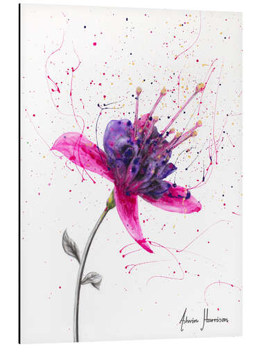 Aluminium print Amethyst flower