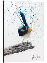 Aluminium print Patient Blue Bird