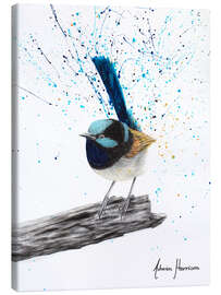 Canvas print Patient Blue Bird