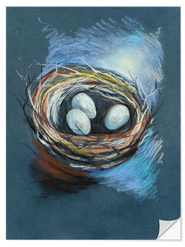 Naklejka na ścianę Bird nest