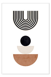 Tableau  Forme abstraite du milieu du siècle - Dani Jay Designs