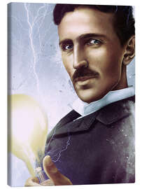 Canvas print Nikola Tesla