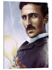 Stampa su plexi-alluminio Nikola Tesla