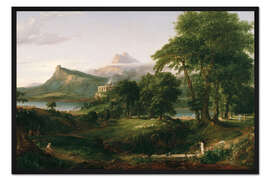 Gerahmter Kunstdruck Der Weg des Imperiums (Der arkadische oder ländliche Zustand)