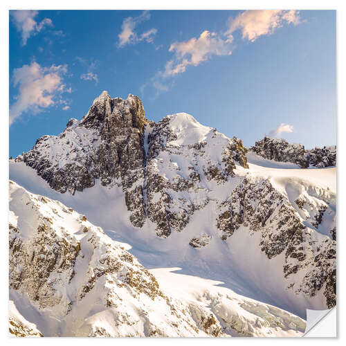 Vinilo para la pared Cordillera Arrowsmith cerca de Christchurch, Nueva Zelanda