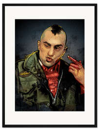 Gerahmter Kunstdruck Taxi Driver