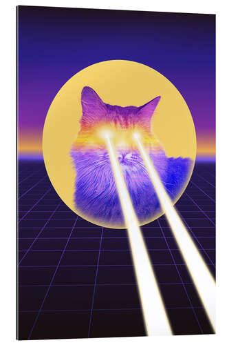 Gallery print Laser cat I