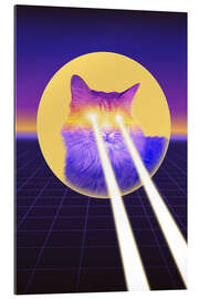 Tableau en plexi-alu Laser chat I