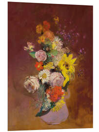 Foam board print Bouquet of Flowers