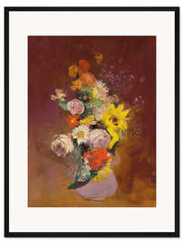 Gerahmter Kunstdruck Blumenstrauß