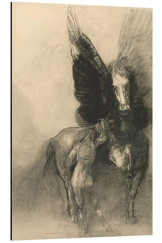 Aluminium print Pegasus and Bellerophon