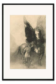 Gerahmter Kunstdruck Pegasus und Bellerophon