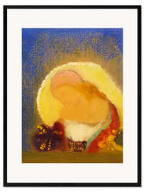 Kunsttryk i ramme Illuminated flower