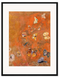 Gerahmter Kunstdruck Beschwörung der Schmetterlinge