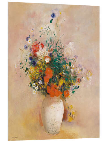 PVC print Vase of flowers