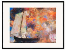 Impression artistique encadrée Nuages fleuris, 1903