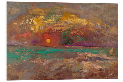 Tableau en PVC Le coucher du soleil