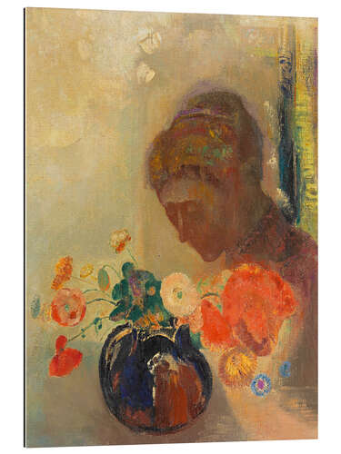 Galleriprint Woman with a vase of flowers