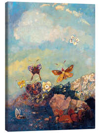 Canvas print  Butterflies - Odilon Redon