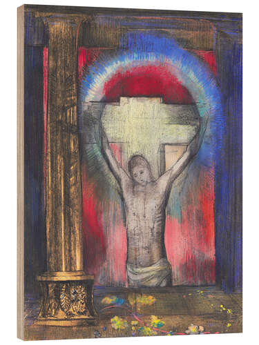 Hout print The crucifix
