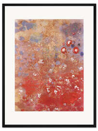 Gerahmter Kunstdruck Rote Tafel