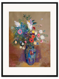 Gerahmter Kunstdruck Blumenstrauß I