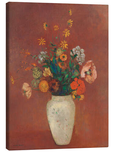 Canvas print Bouquet in a Chinese Vase