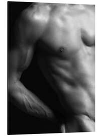 Magnettafel Muskulöser Oberkörper