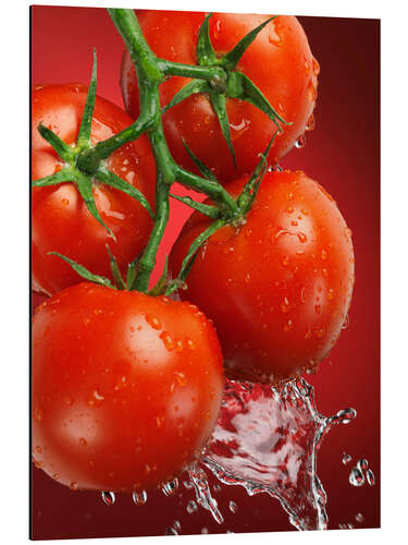 Aluminium print Fresh ripe tomatoes