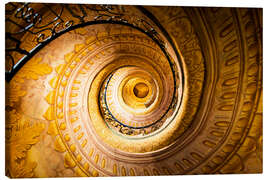 Canvas print Golden stairs