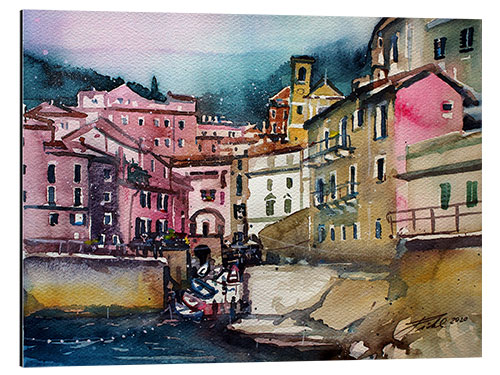 Aluminium print Cinque Terre, Tellare