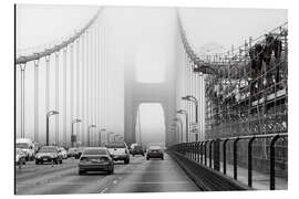 Magnettafel Verkehr auf der Golden Gate Bridge
