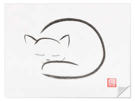 Wall sticker Sleeping cat