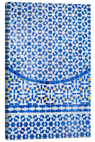 Canvas print Moroccan ceramic mosaic