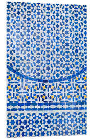 Foam board print Moroccan ceramic mosaic