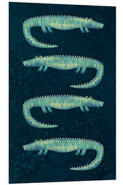 Foam board print Alligators or crocodiles?