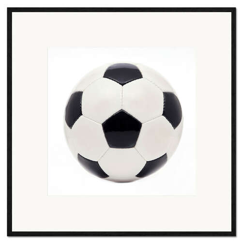 Gerahmter Kunstdruck Fußball
