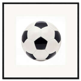 Gerahmter Kunstdruck Fußball