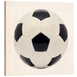 Wood print Soccer