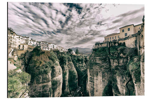 Tableau en aluminium Gorge El Tajo à Ronda, Malaga